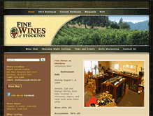 Tablet Screenshot of finewinesofstockton.com